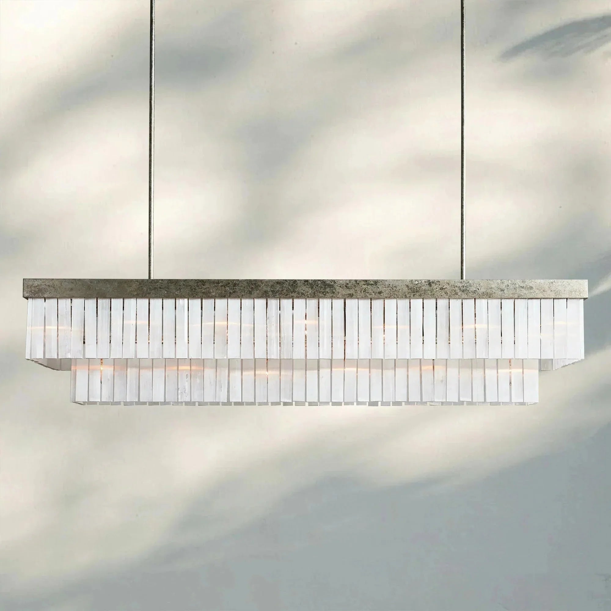 Cameron Rectangular Chandelier 49''59'' - cyranlamps