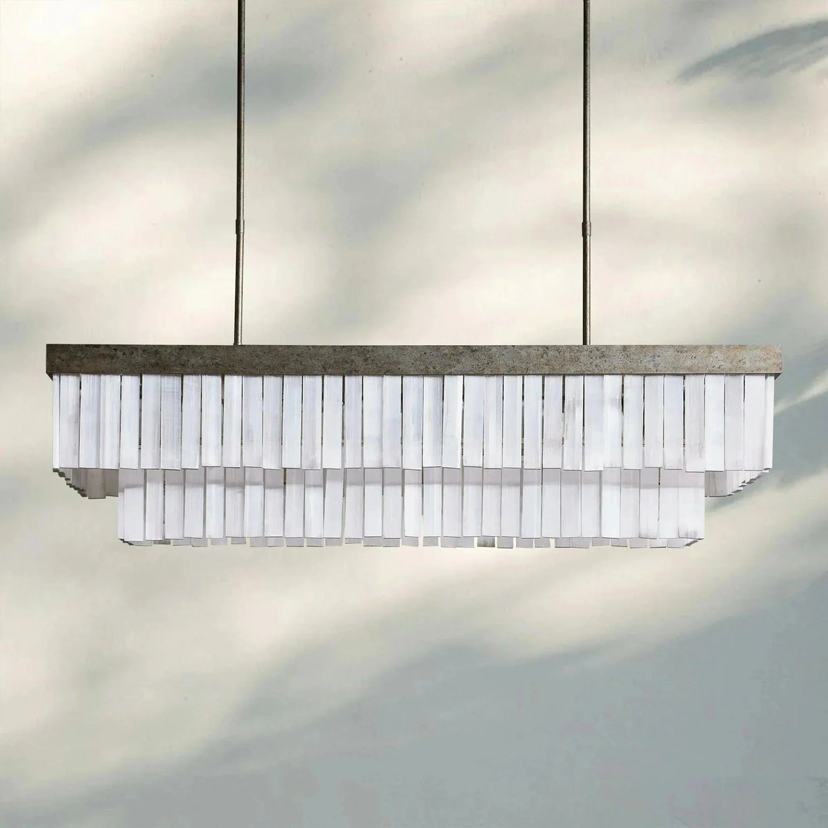 Cameron Rectangular Chandelier 49''59'' - cyranlamps