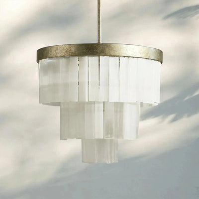 Cameron Round Chandelier 3/4 Tier - cyranlamps