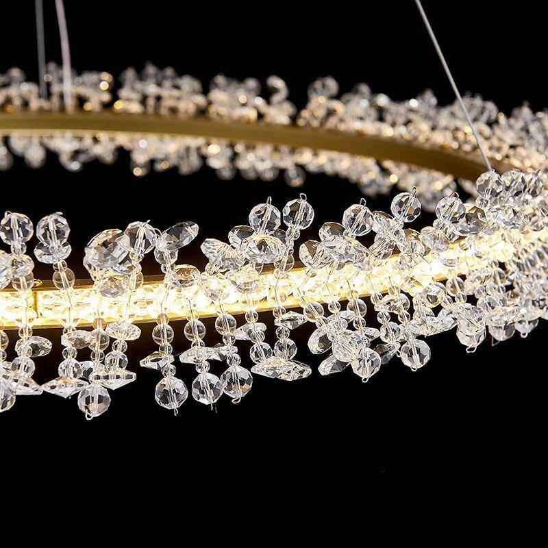 Capri 2 - Ring Modern Crystal Chandelier - cyranlamps