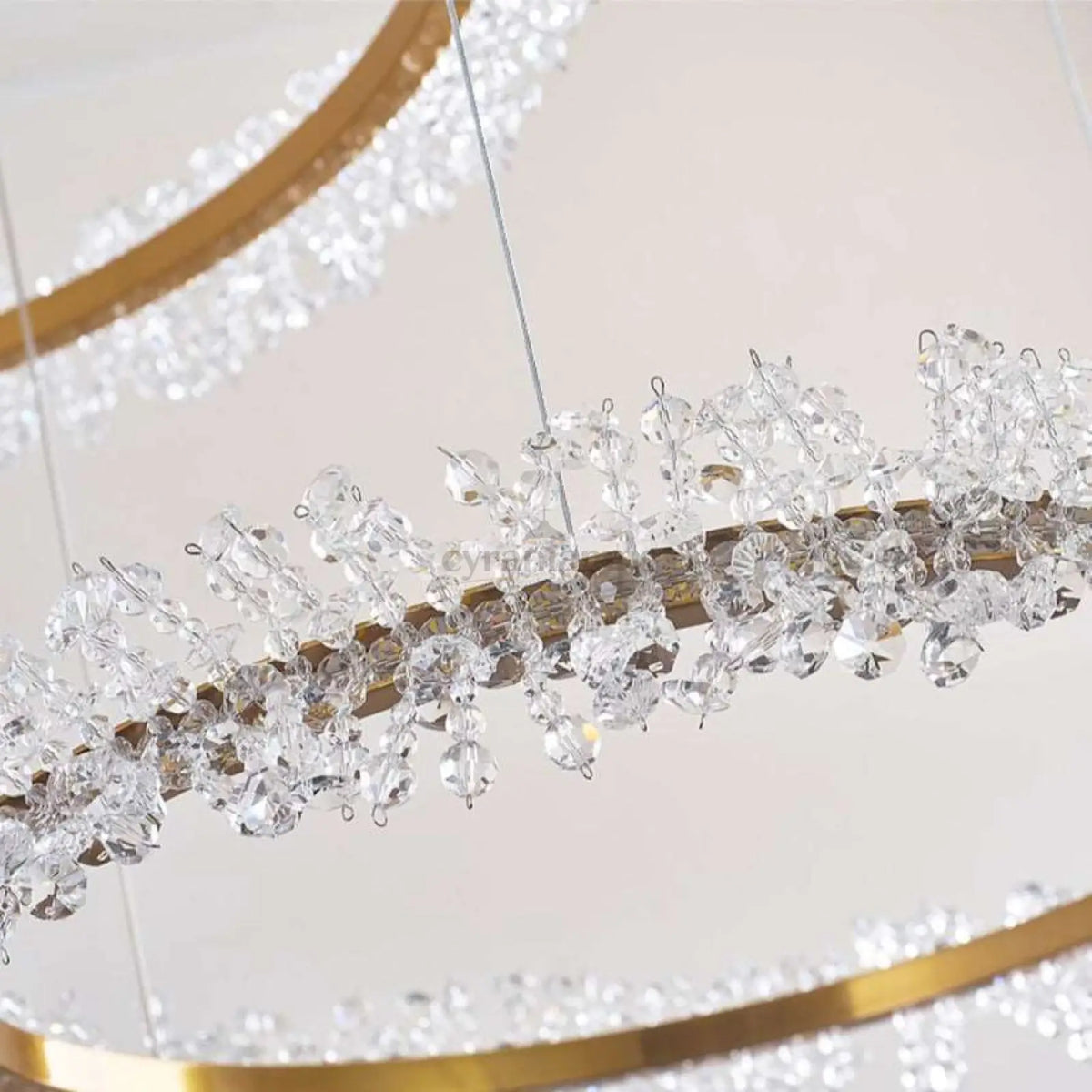 Capri 3 - Ring Crystal Chandelier - cyranlighting