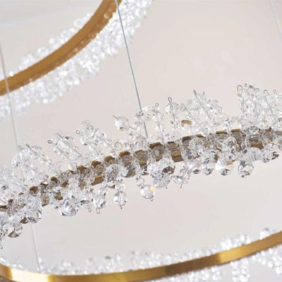 Capri 3 - Ring Crystal Chandelier - cyranlighting