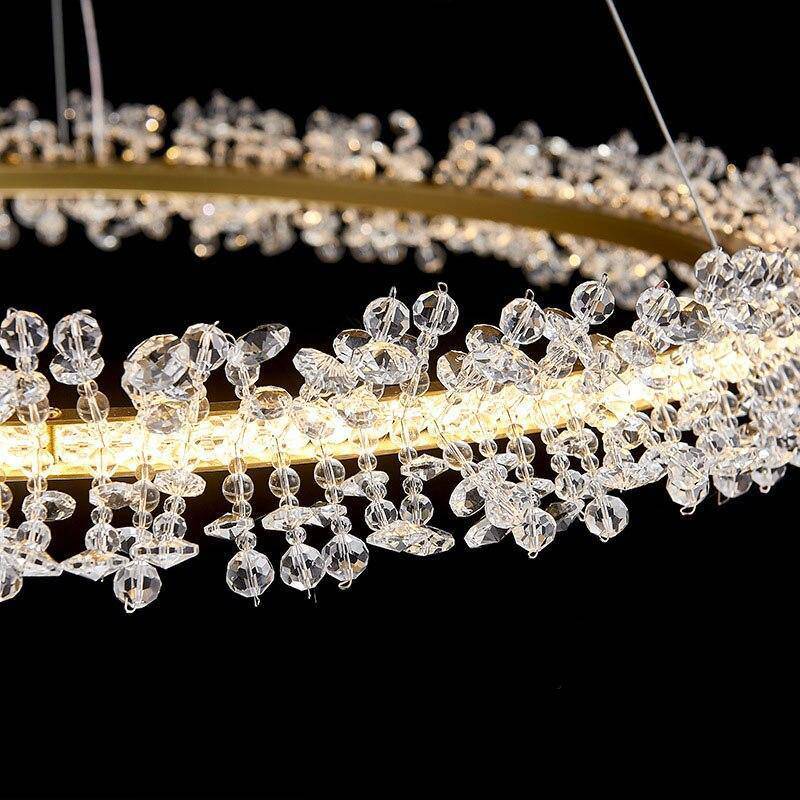 Capri 3 - Ring Crystal Chandelier - cyranlamps
