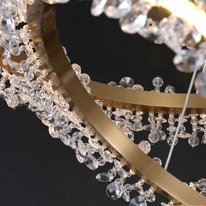 Capri 3 - Ring Modern Chandelier - cyranlamps
