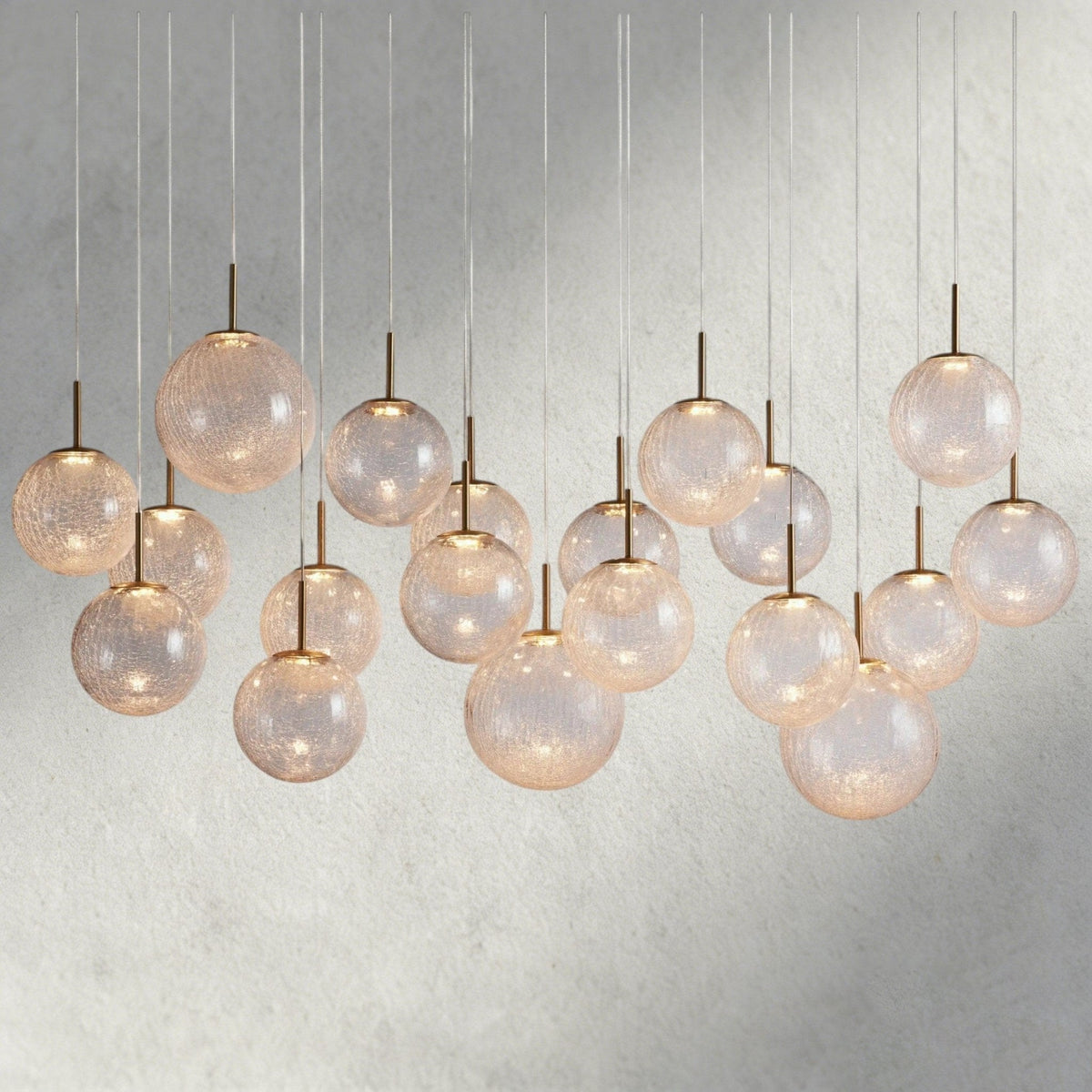 Casen Linear Chandelier 55", 65" - Cyran Lamps