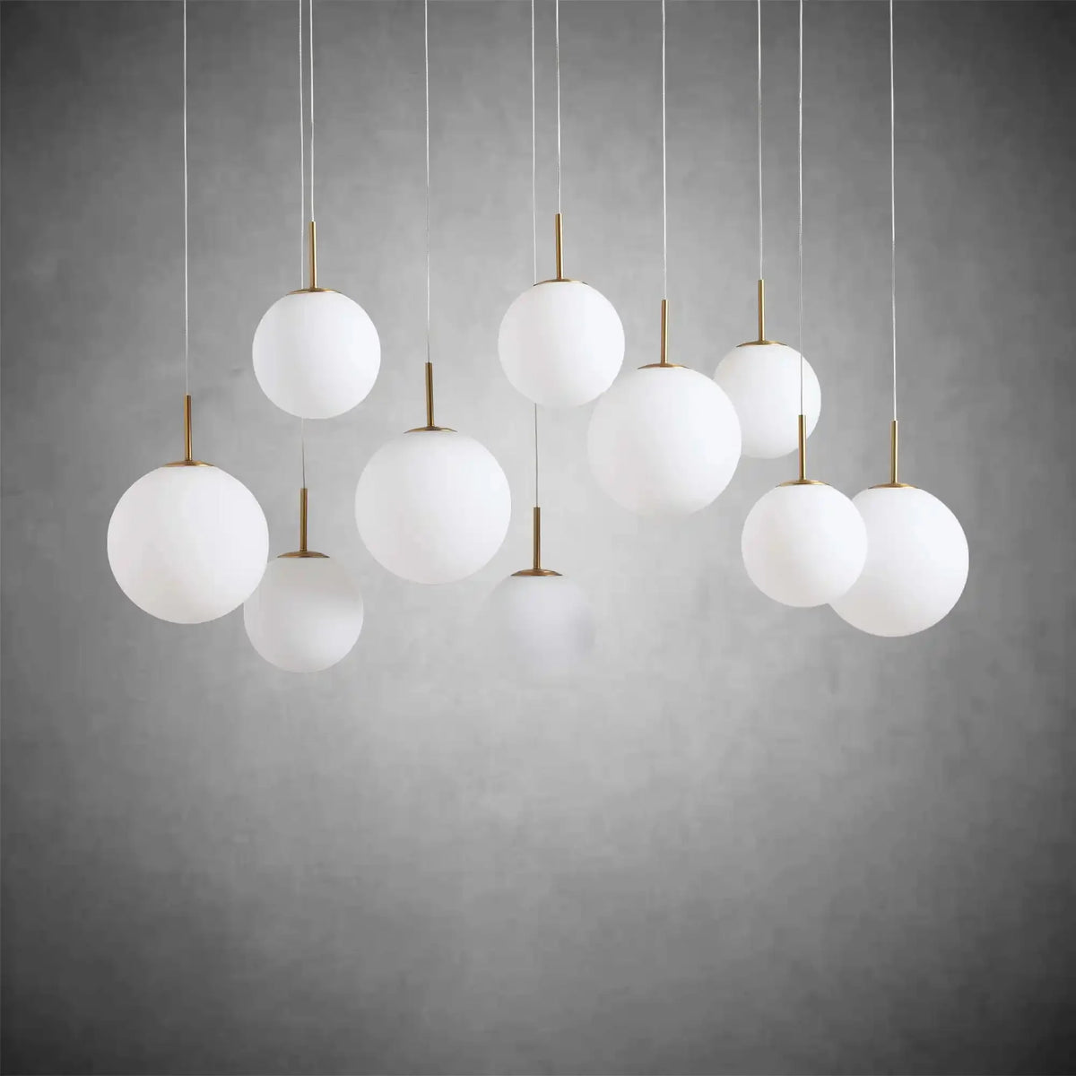 Casen Linear Chandelier 55" 65" - cyranlamps