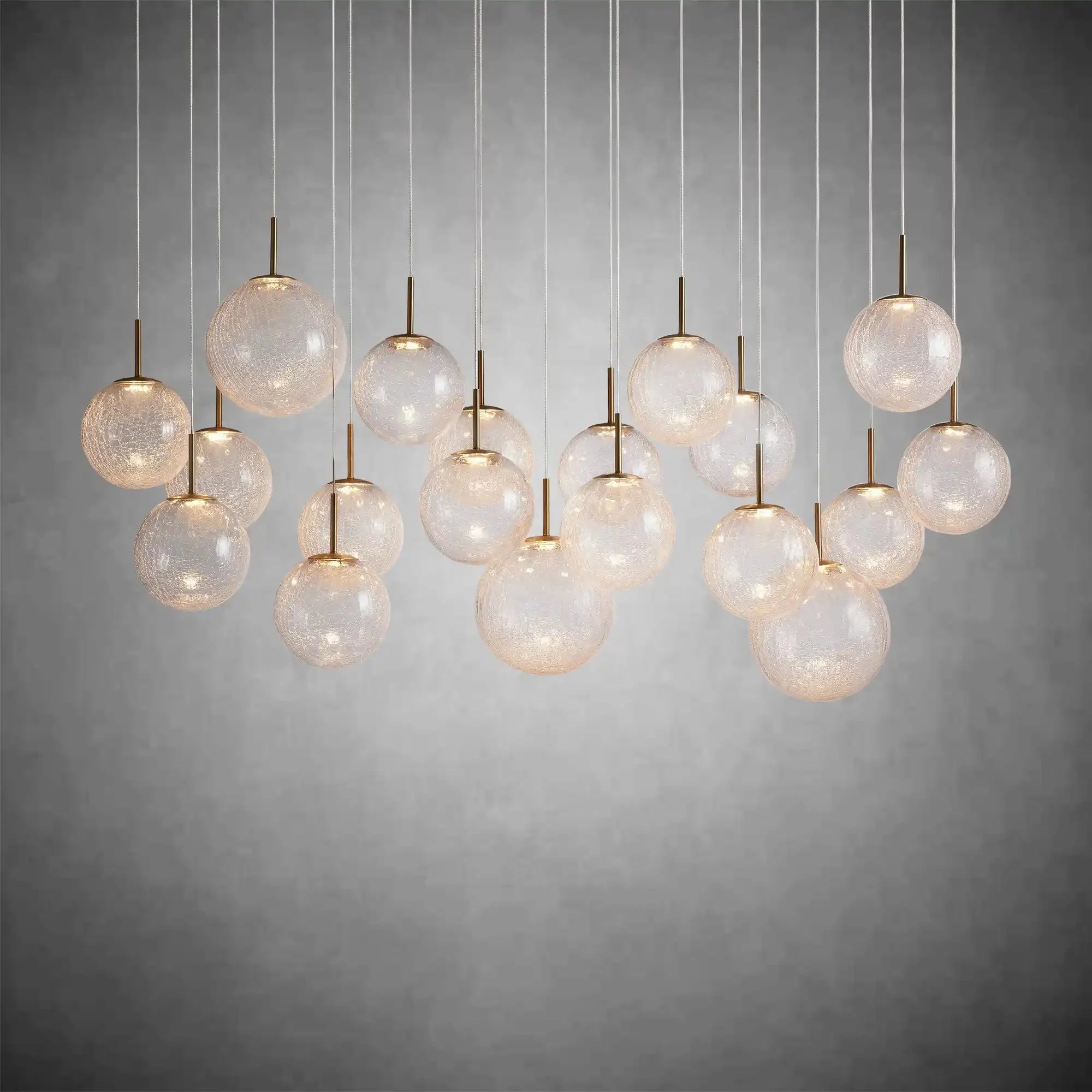 Casen Linear Chandelier 55" 65" - cyranlamps