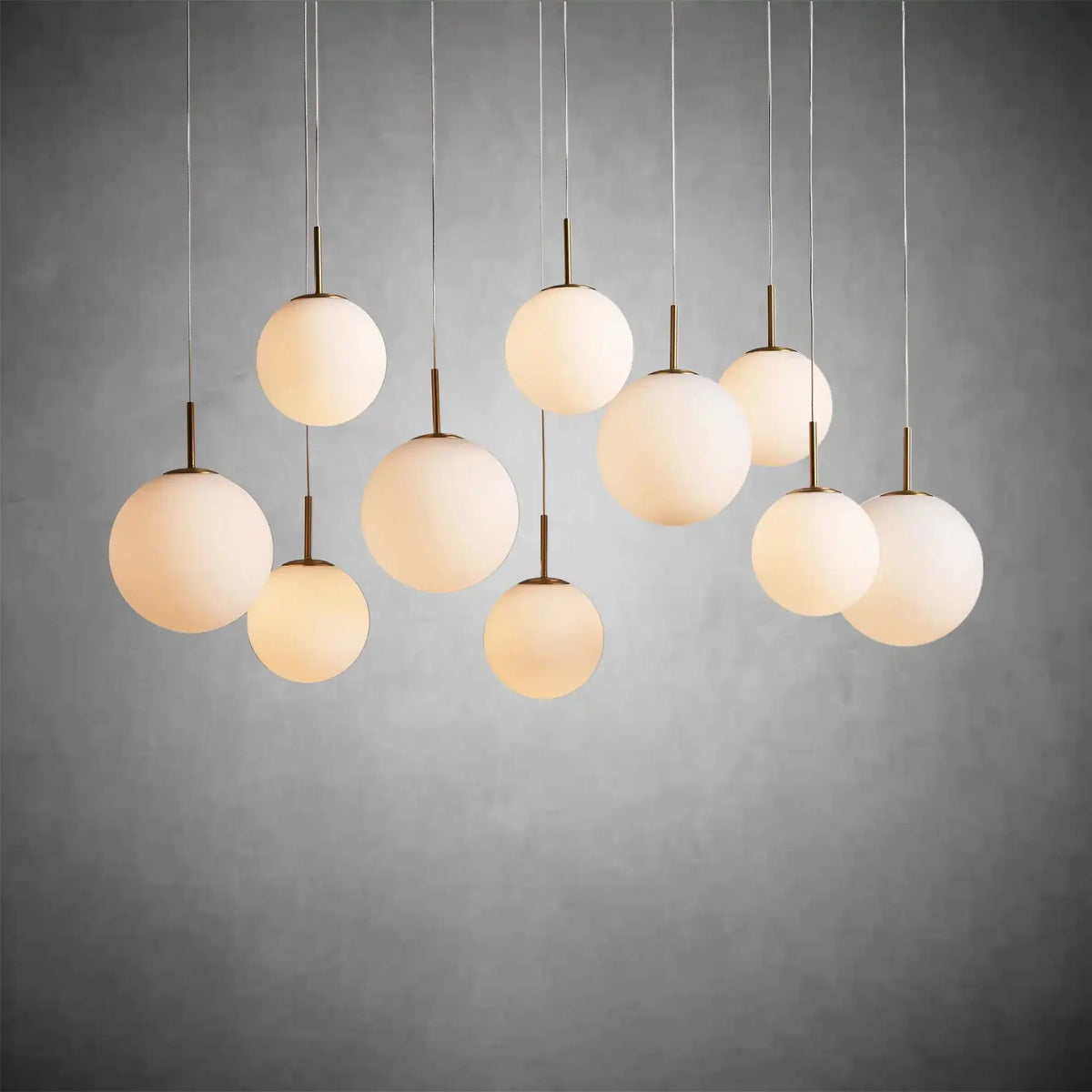 Casen Linear Chandelier 55" 65" - cyranlamps