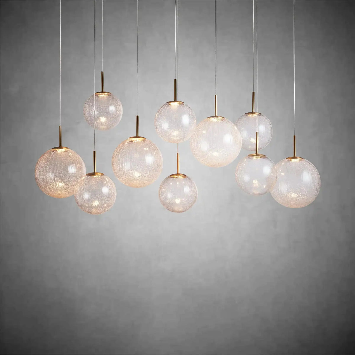 Casen Linear Chandelier 55" 65" - cyranlamps
