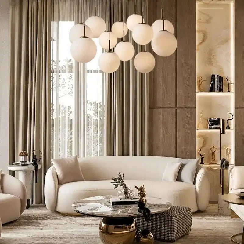 Casen Round Chandelier - cyranlamps