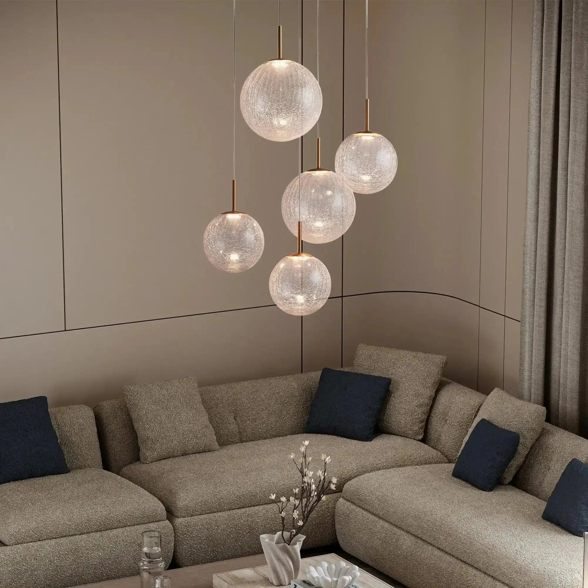 Casen Round Chandelier - cyranlamps