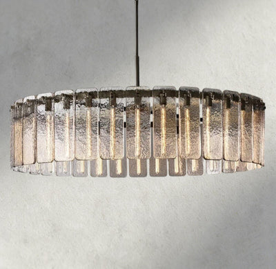 Celamotto Glass Round Chandelier 36", 48", 60" - cyranlighting