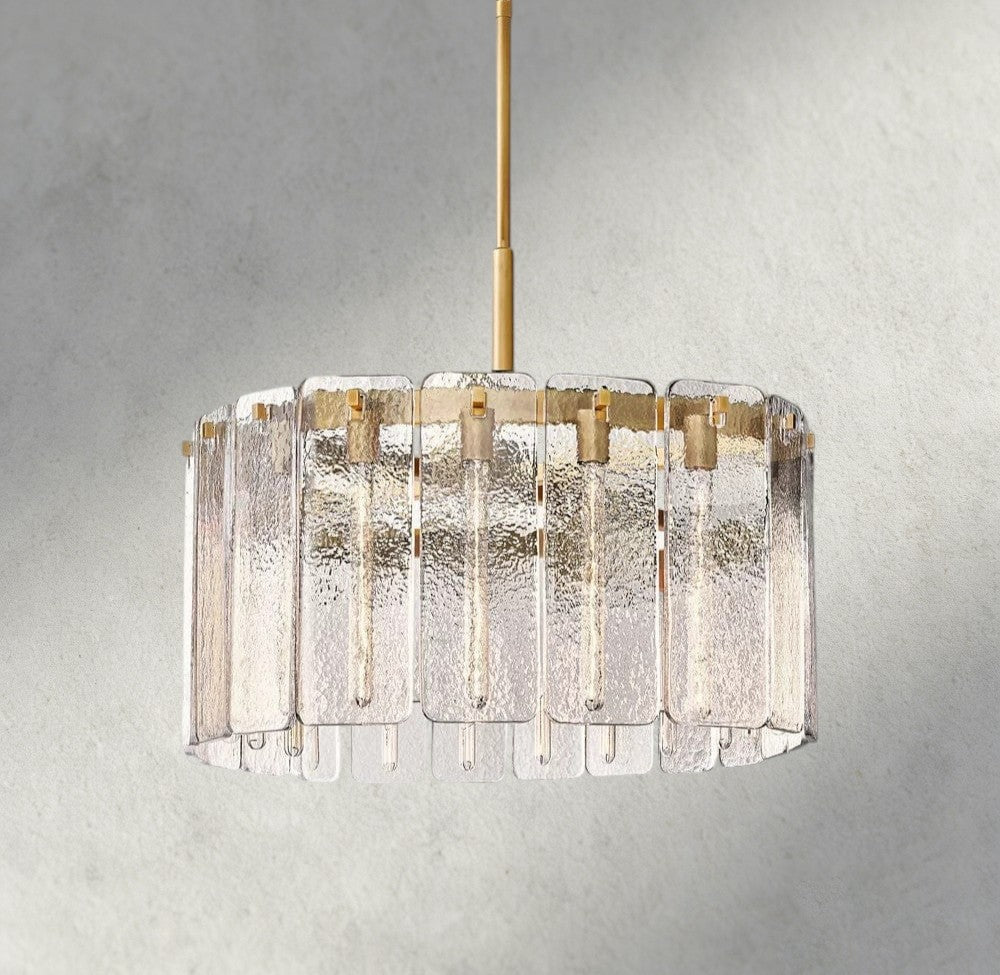 Celamotto Glass Round Chandelier 36", 48", 60" - cyranlighting