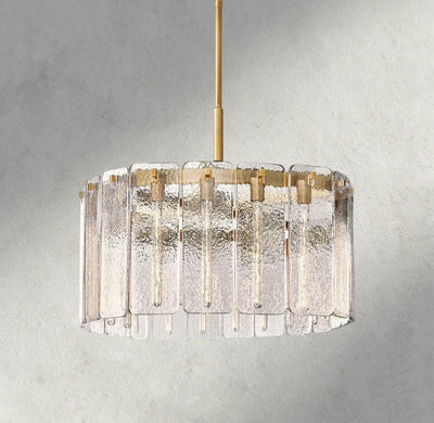 Celamotto Glass Round Chandelier 36", 48", 60" - cyranlighting