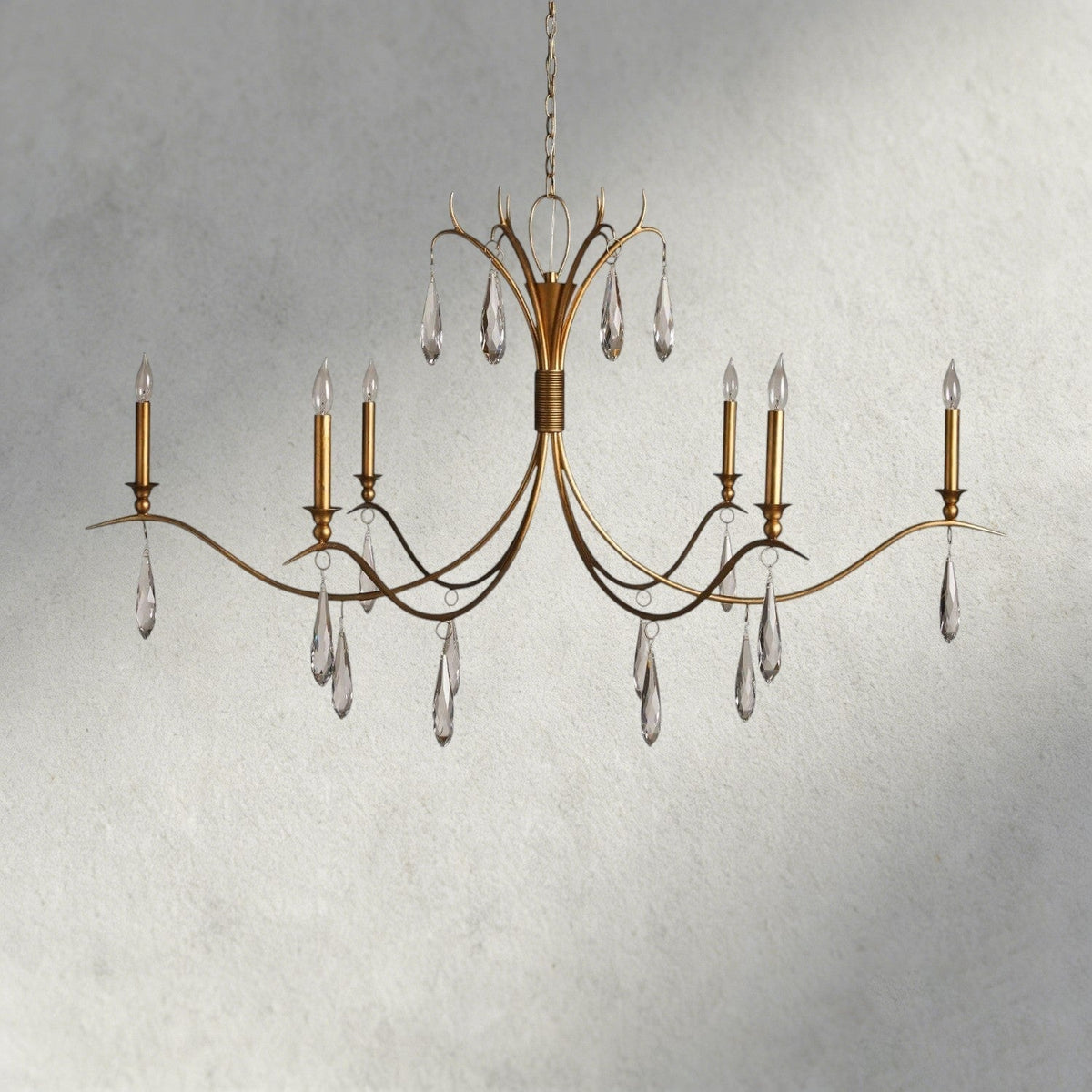 Celine Chandelier 36", 59" - cyranlamps