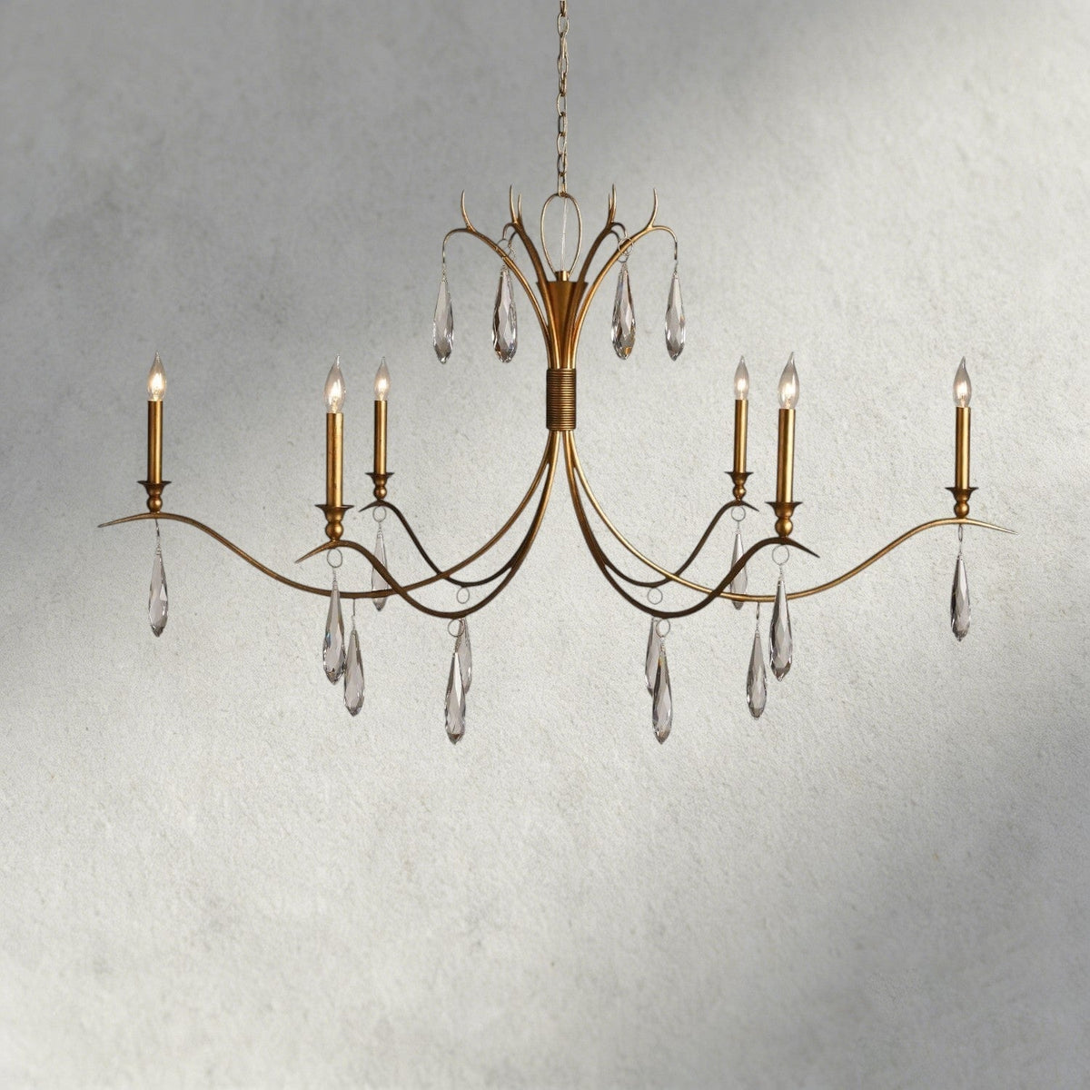Celine Chandelier 36", 59" - cyranlamps