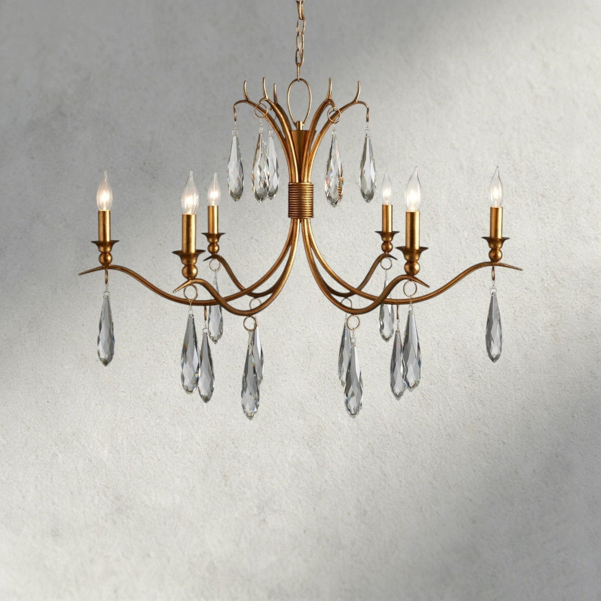 Celine Chandelier 36", 59" - cyranlamps