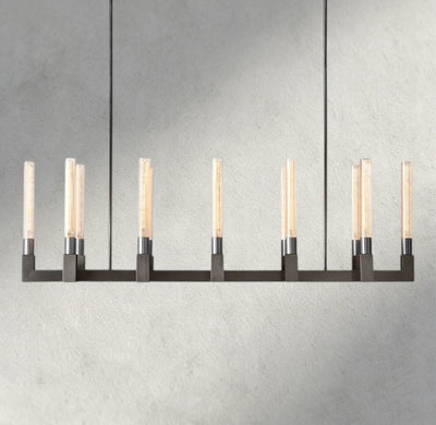 Cennela Linear Chandelier 55", 67" - cyranlighting