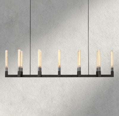 Cennela Linear Chandelier 55", 67" - cyranlighting