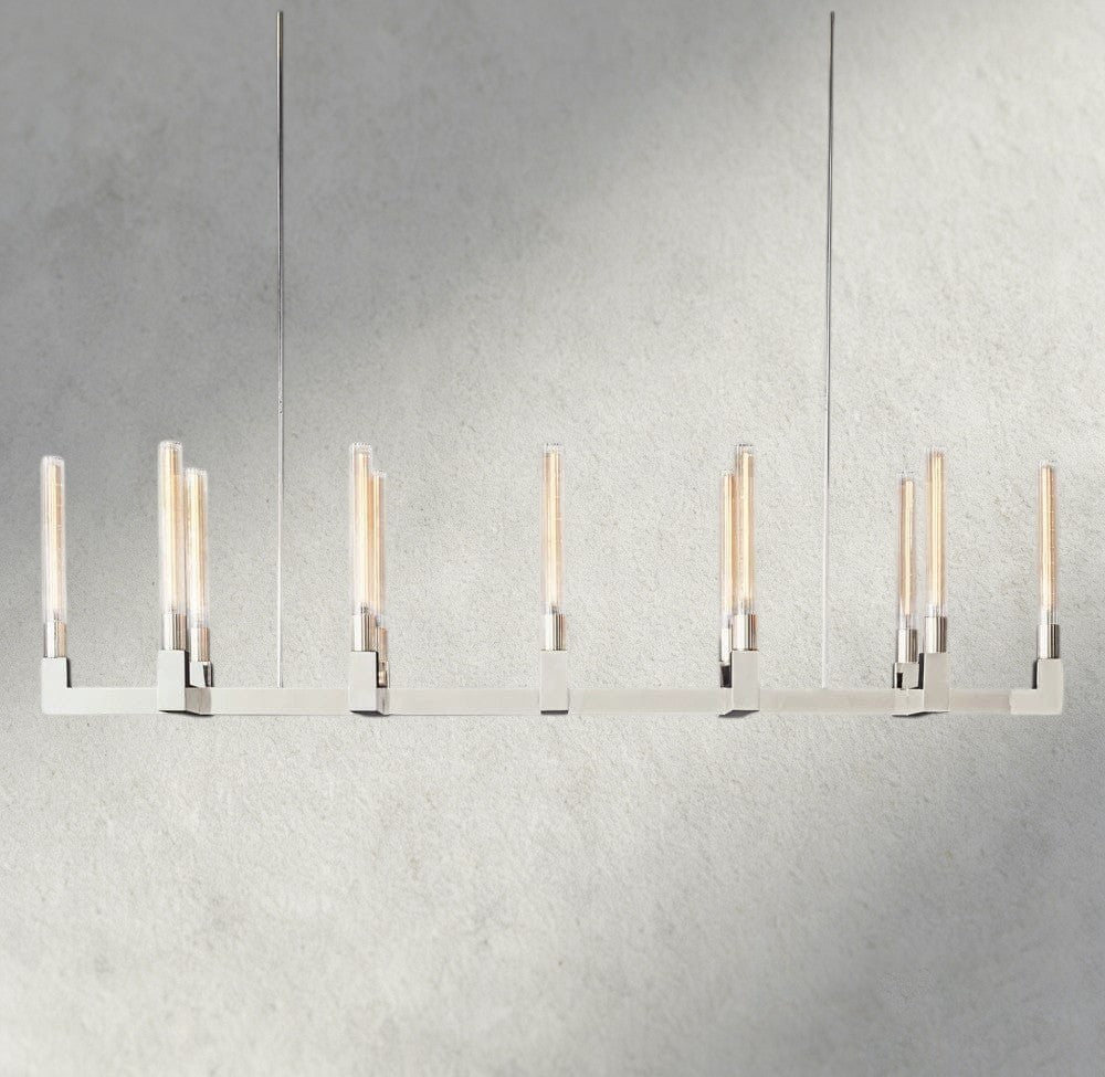 Cennela Linear Chandelier 55", 67" - cyranlighting