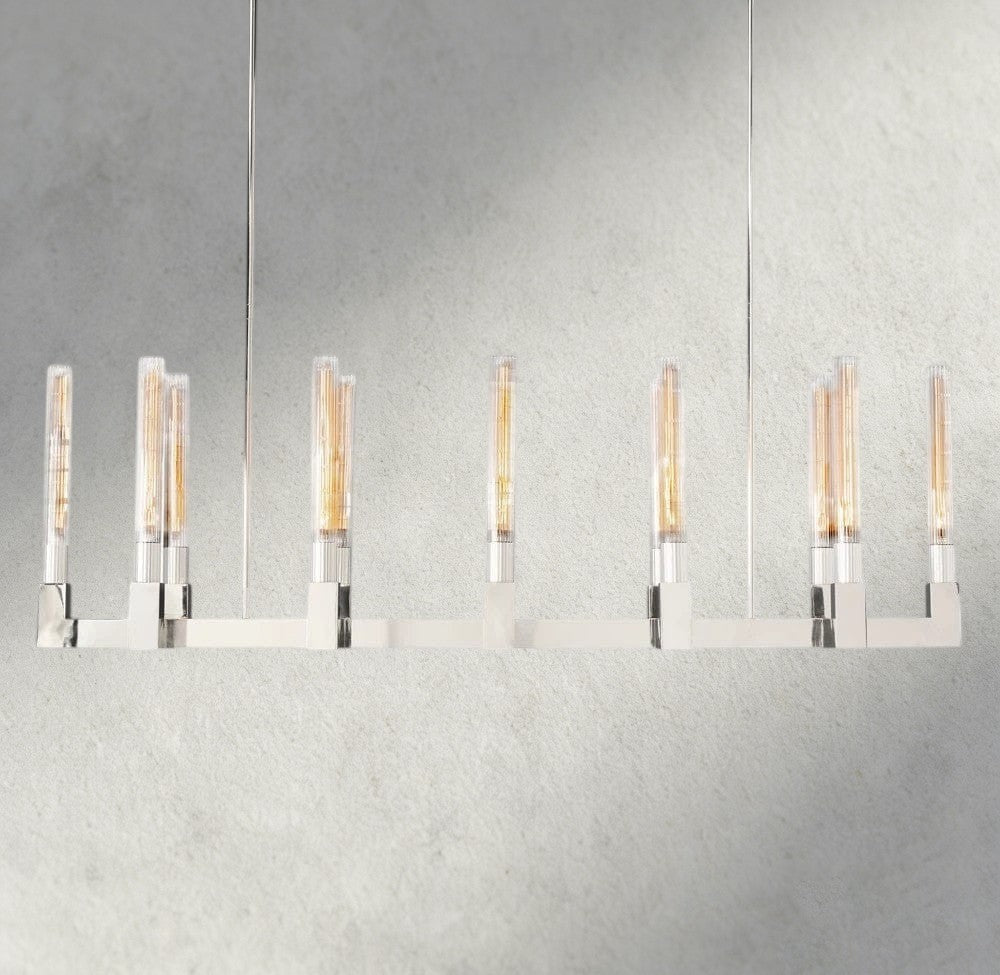Cennela Linear Chandelier 55", 67" - cyranlighting
