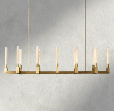 Cennela Linear Chandelier 55", 67" - cyranlighting