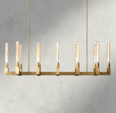 Cennela Linear Chandelier 55", 67" - cyranlighting