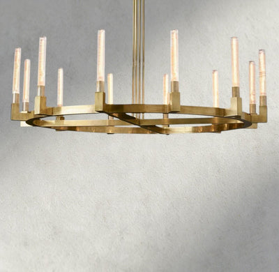 Cennela Round Chandelier 36", 48", 60", 72" - cyranlighting