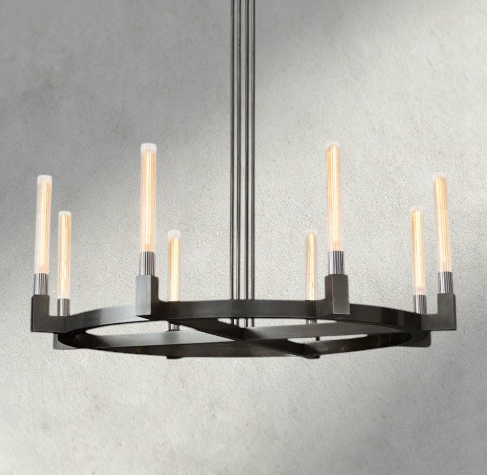 Cennela Round Chandelier 36", 48", 60", 72" - cyranlighting