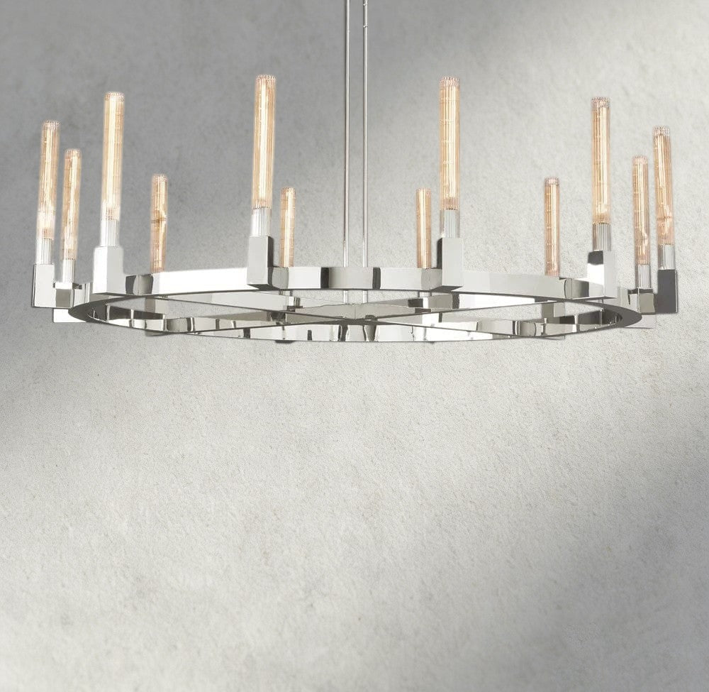 Cennela Round Chandelier 36", 48", 60", 72" - cyranlighting