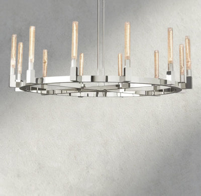Cennela Round Chandelier 36", 48", 60", 72" - cyranlighting