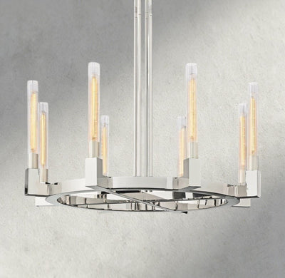 Cennela Round Chandelier 36", 48", 60", 72" - cyranlighting