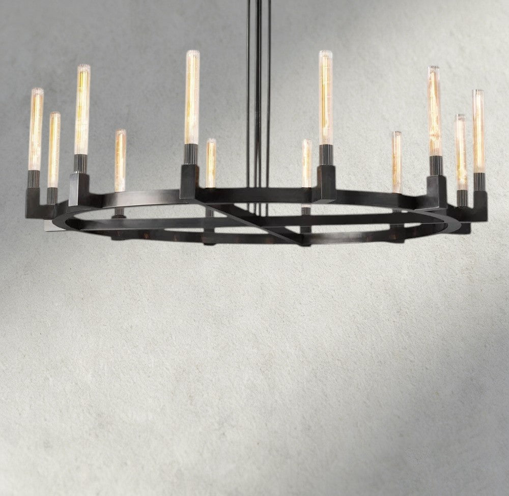Cennela Round Chandelier 36", 48", 60", 72" - cyranlighting