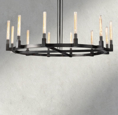 Cennela Round Chandelier 36", 48", 60", 72" - cyranlighting