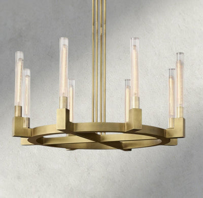 Cennela Round Chandelier 36", 48", 60", 72" - cyranlighting