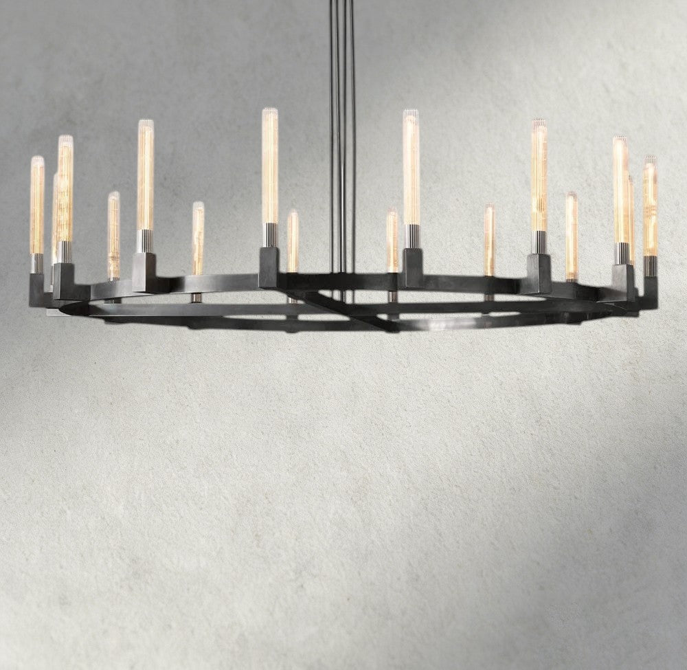 Cennela Round Chandelier 36", 48", 60", 72" - cyranlighting
