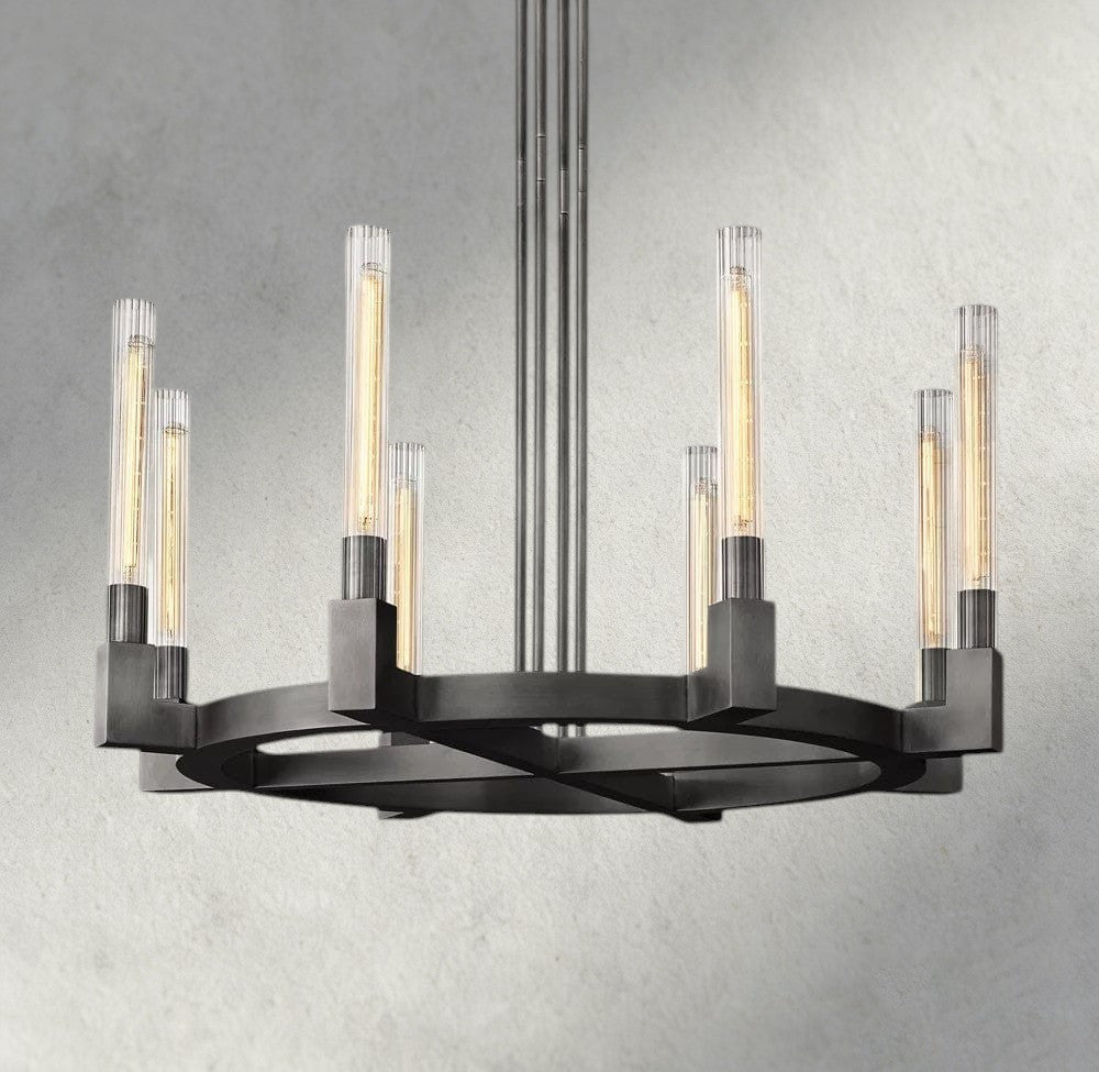 Cennela Round Chandelier 36", 48", 60", 72" - cyranlighting
