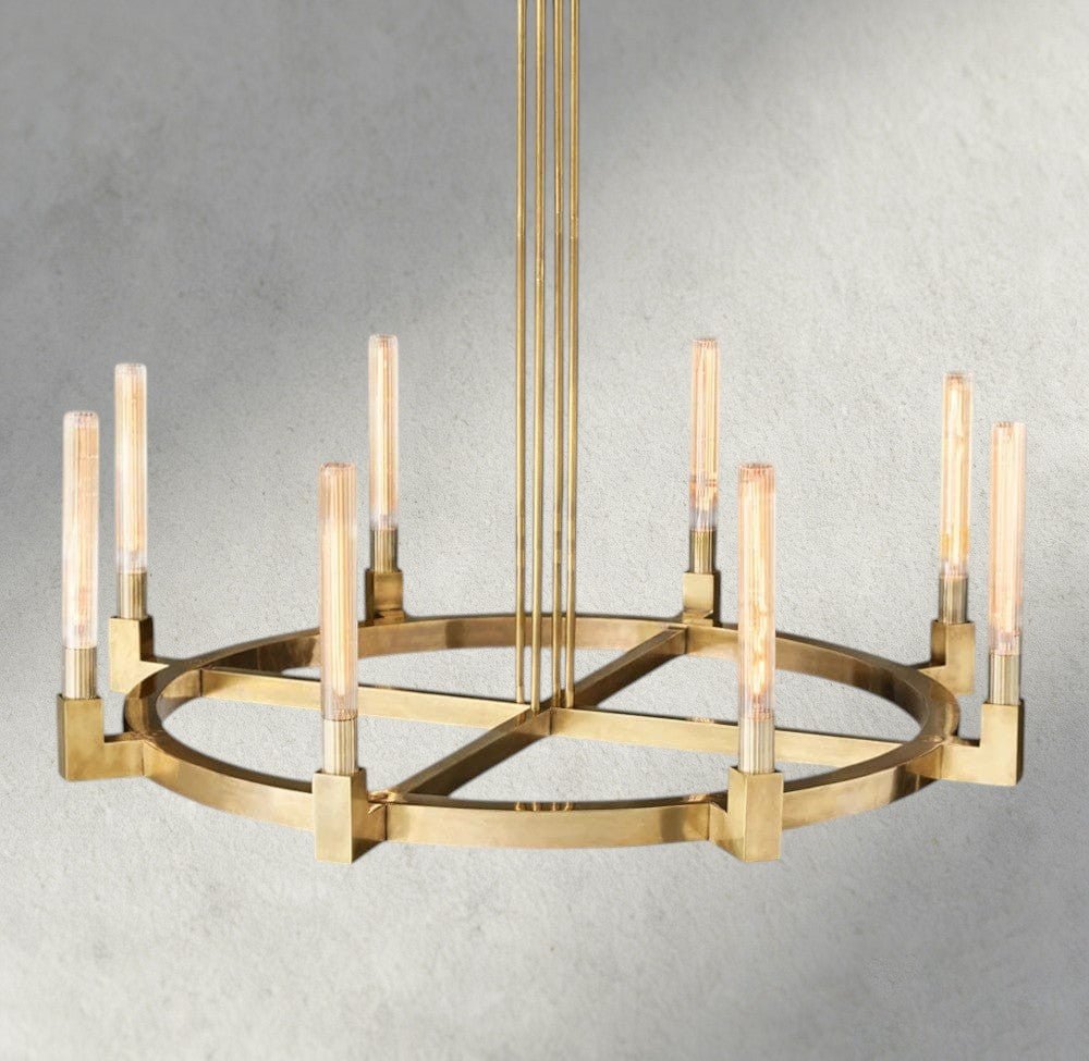 Cennela Round Chandelier 36", 48", 60", 72" - cyranlighting
