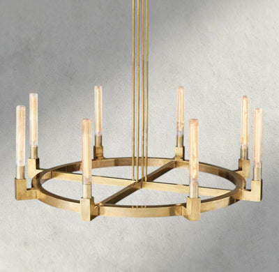 Cennela Round Chandelier 36", 48", 60", 72" - cyranlighting