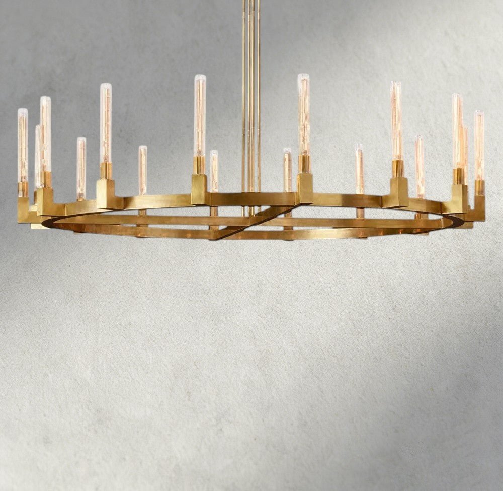 Cennela Round Chandelier 36", 48", 60", 72" - cyranlighting