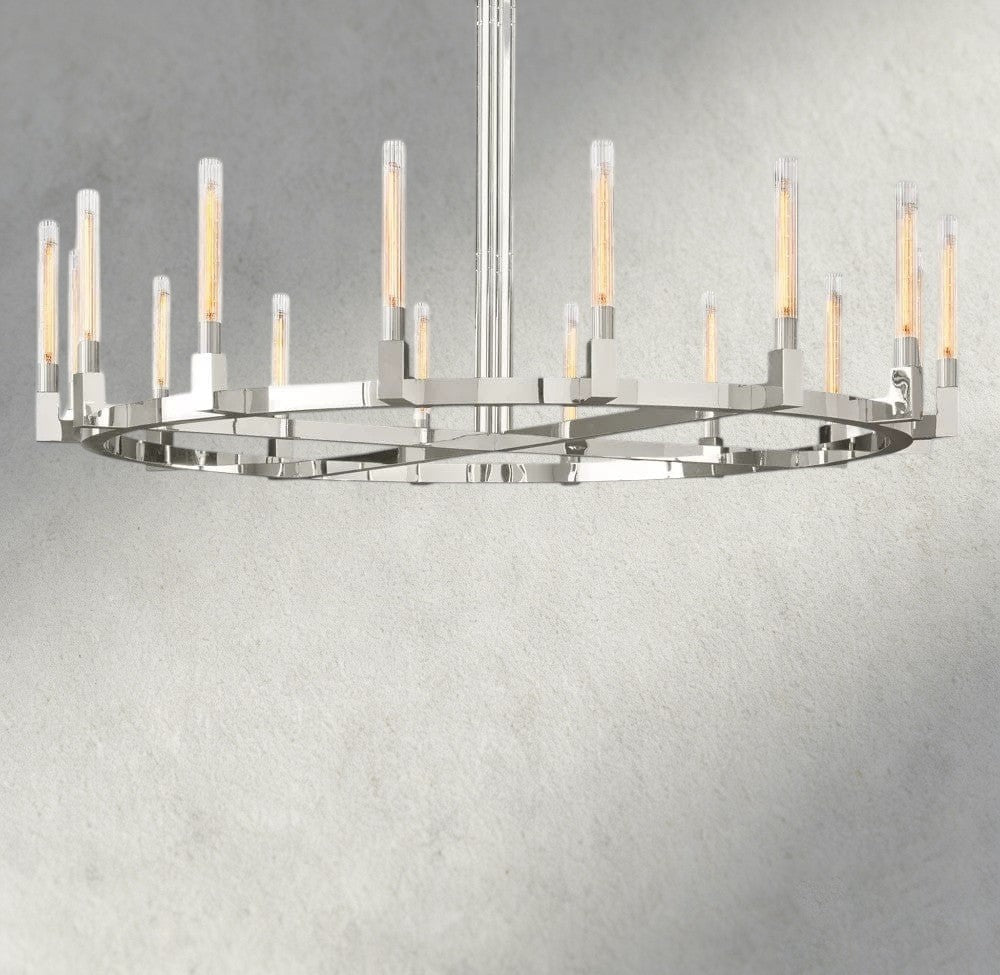 Cennela Round Chandelier 36", 48", 60", 72" - cyranlighting