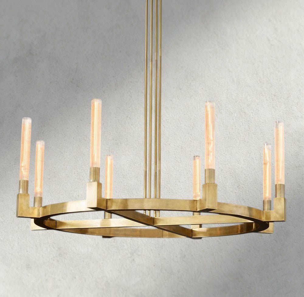 Cennela Round Chandelier 36", 48", 60", 72" - cyranlighting