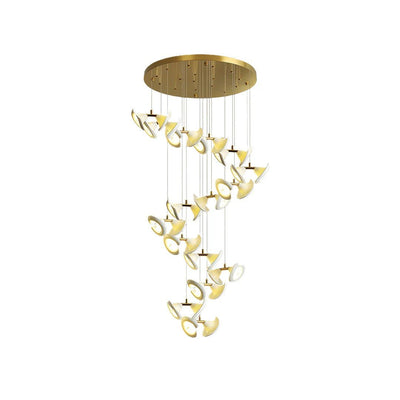 Ceramic Chandeliers Luxury Tulip Flower Ceiling Light - Cyran Lamps