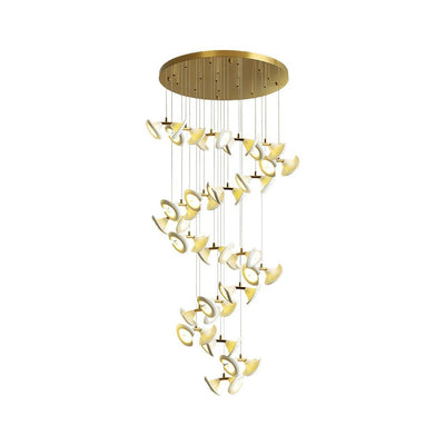 Ceramic Chandeliers Luxury Tulip Flower Ceiling Light - Cyran Lamps