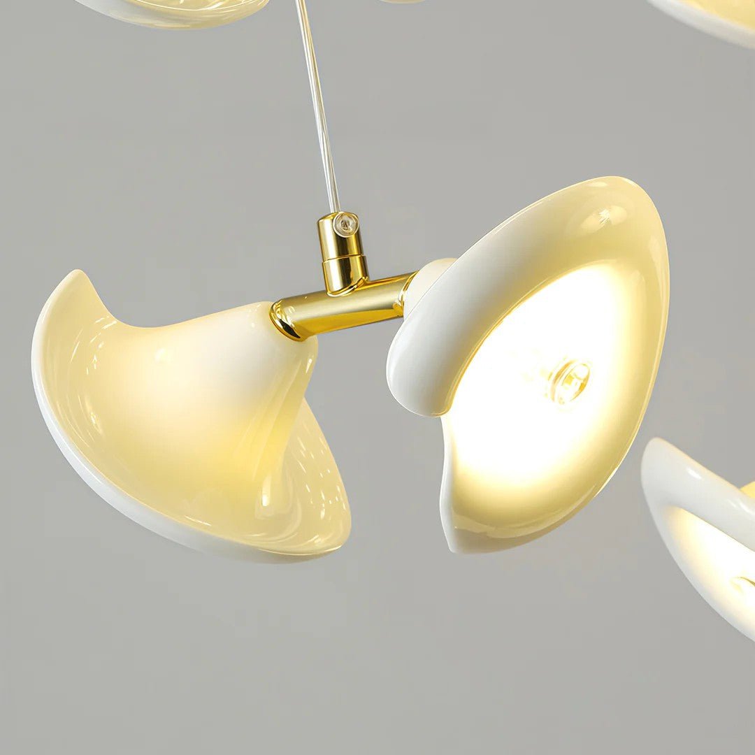 Ceramic Chandeliers Luxury Tulip Flower Ceiling Light - Cyran Lamps