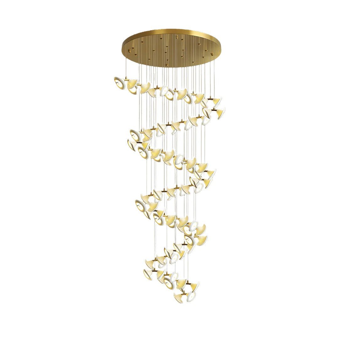 Ceramic Chandeliers Luxury Tulip Flower Ceiling Light - Cyran Lamps