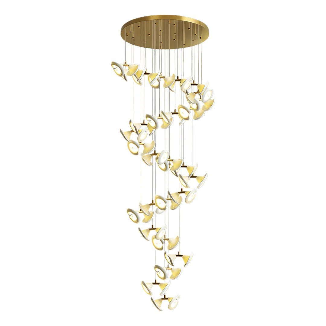 Ceramic Chandeliers Luxury Tulip Flower Ceiling Light - Cyran Lamps