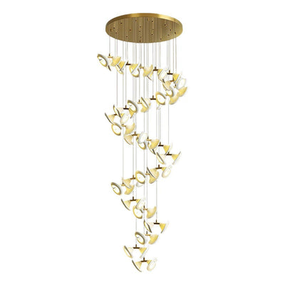 Ceramic Chandeliers Luxury Tulip Flower Ceiling Light - Cyran Lamps