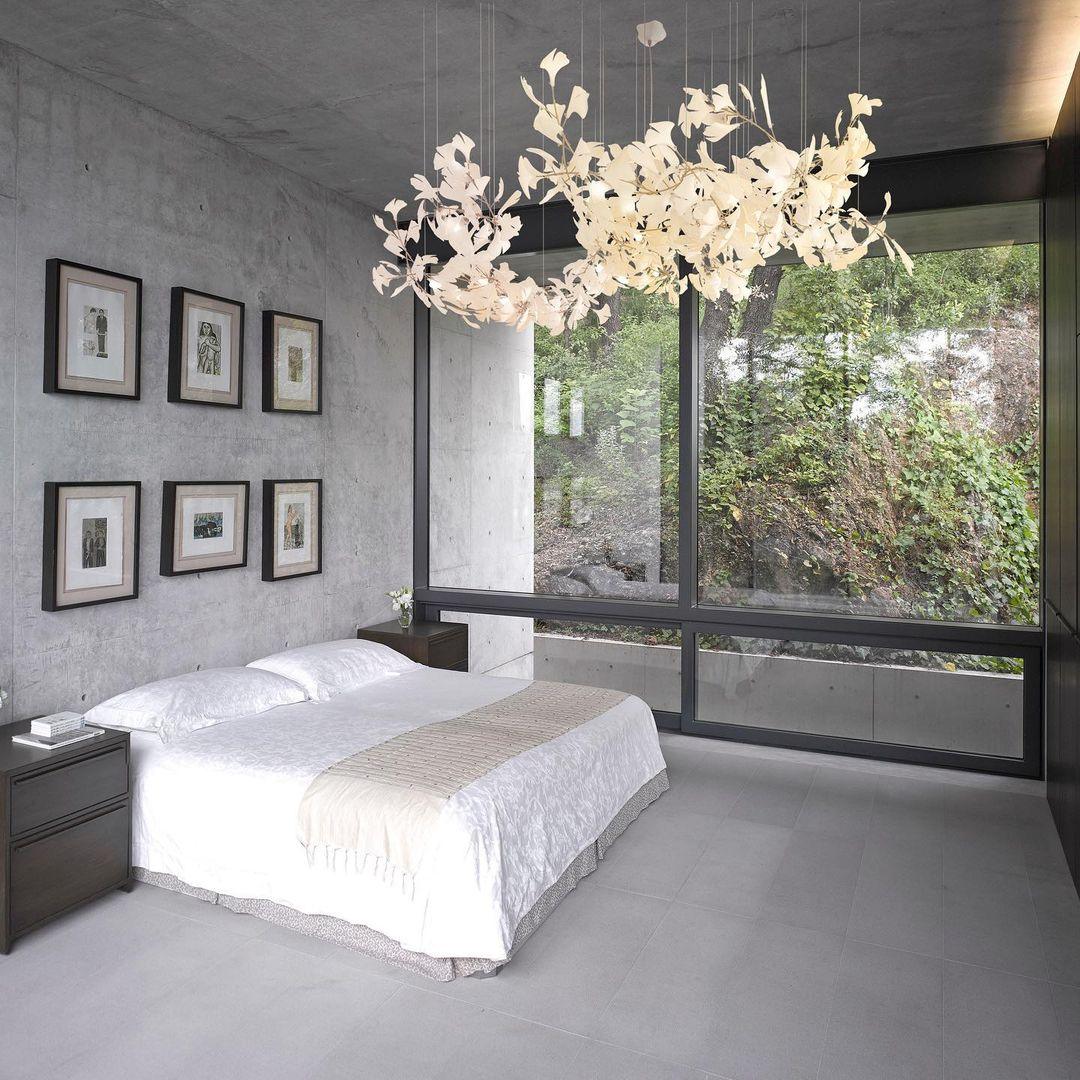 Ceramic Gingko Chandelier B - cyranlighting