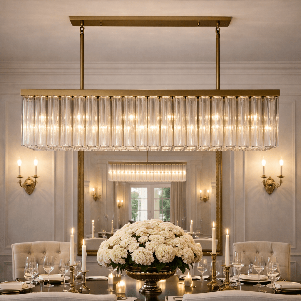 Ciello Rectangular Chandelier - cyranlighting